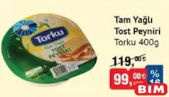 TORKU TAM YAĞLI TOST PEYNİRİ 400 G